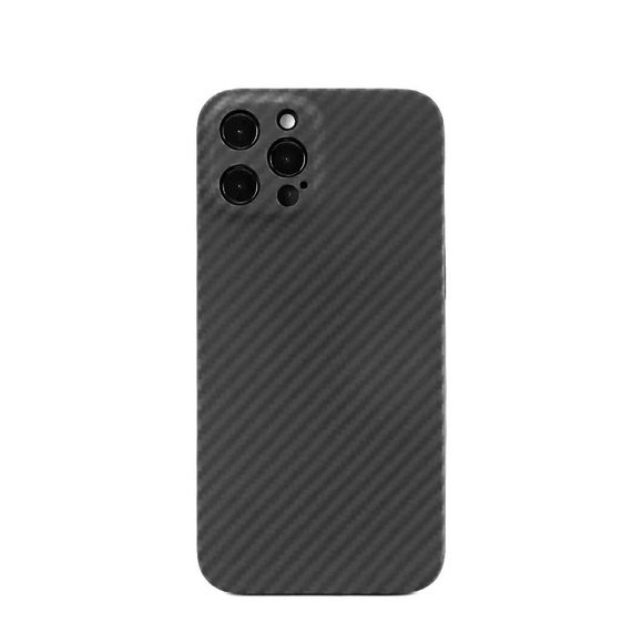 iPhone 12 Pro Max Kevlar Hardcase Schutzhülle Ultrathin - Schwarz