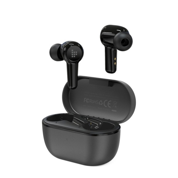 Tronsmart - Apollo Air+ Hybrid TWS ANC Stereo Plus Bluetooth Wireless Kopfhörer Qualcomm aptX inkl. Ladecase + Active Noise Cancelling (372359) - Schwarz