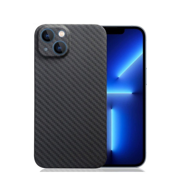 iPhone 13 Mini Kevlar Hardcase Schutzhülle Ultrathin - Schwarz