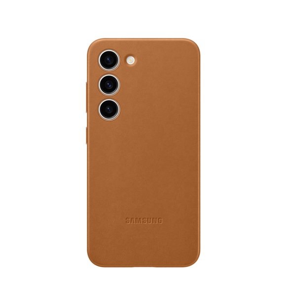 SAMSUNG Leather Cover - Schutzhülle (Passend für Modell: Samsung Galaxy S23)