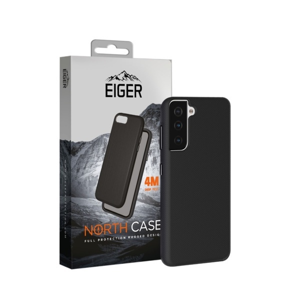 Eiger - Samsung Galaxy S21 FE 5G North Case Premium Hybrid Schutzhülle (EGCA00317) - Schwarz