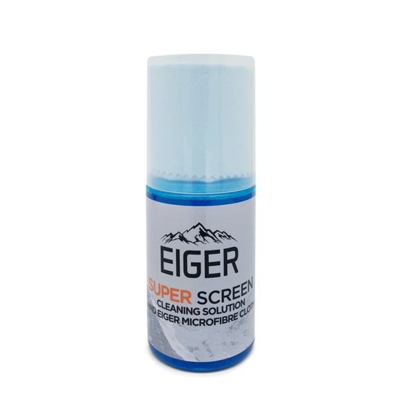 (200ml) Eiger - Super Screen Display Reinigungsspray + Mikrofasertuch (EGSCK00101)