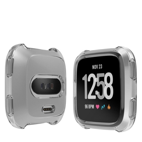 Fitbit Versa / Versa Lite Silikon Hülle Schutzcase - Grau