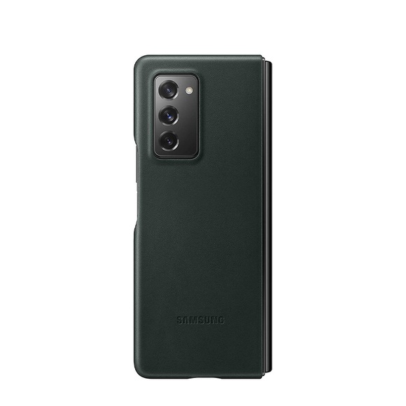 SAMSUNG Leather Cover - Schutzhülle (Passend für Modell: Samsung Galaxy Z Fold2 5G)