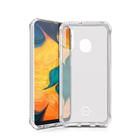 ITSkins Samsung Galaxy A40 Spectrum Schutz Hardcase Hülle (Fallschutz 2 Meter) Transparent (SG04-SPECM-TRSP)