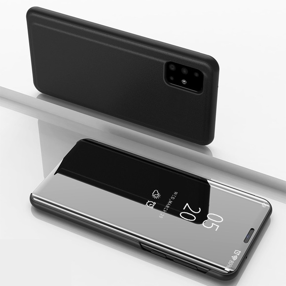 Samsung Galaxy A51 Clear View Cover Hülle - Schwarz