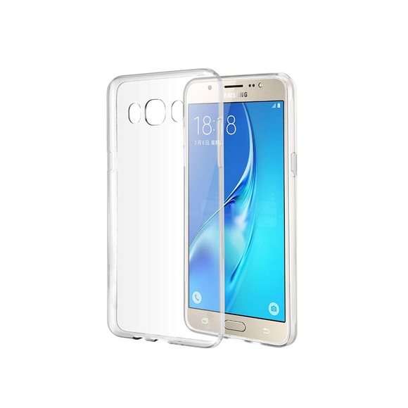 Samsung Galaxy J5 (2016) Gummi Hülle Ultra Thin 0.5 mm - Transparent