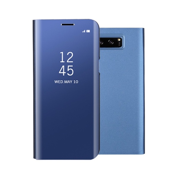 Samsung Galaxy Note 8 Clear View Standing Cover Hülle - Blau