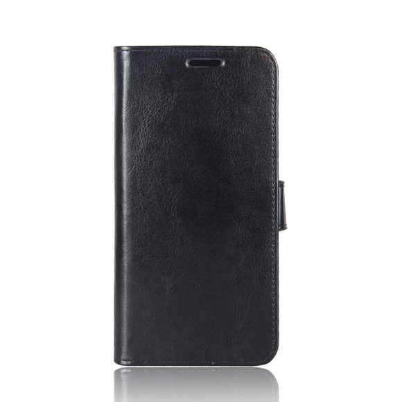 Samsung Galaxy Note 8 Leder Tasche Portemonnaie mit Aufstellfunktion - Schwarz