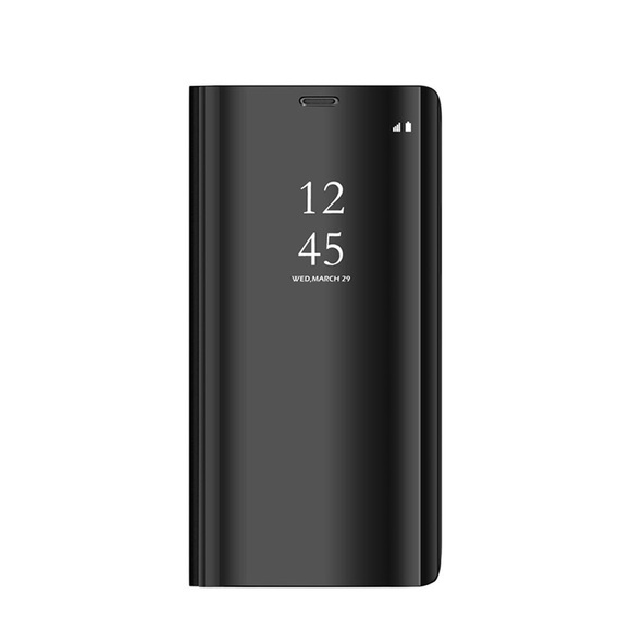 Samsung Galaxy S9+ Plus Clear View Smart Screen Flip Cover Hülle - Schwarz