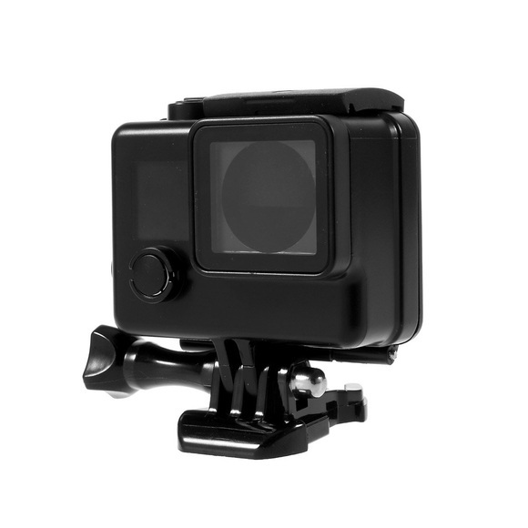 Unterwasser Case Taucher Schutzgehäuse für GoPro Hero 4 / 3+ - Schwarz