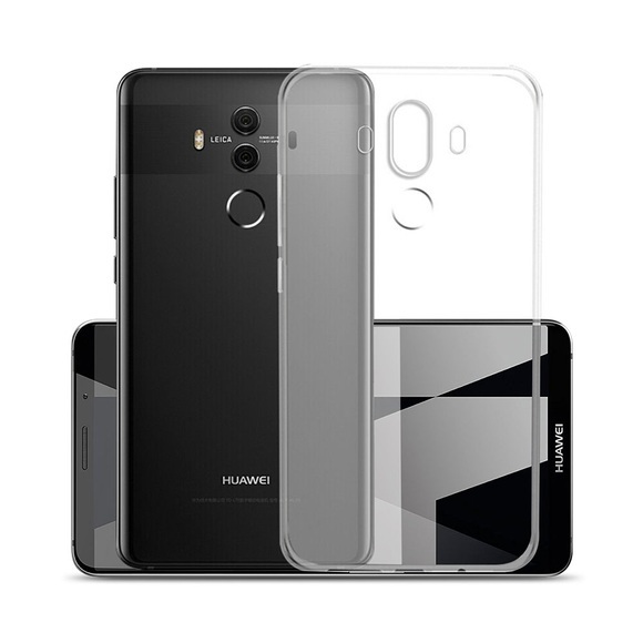 Huawei Mate 10 Pro Gummi Case Hülle Ultra Thin 0.4mm - Transparent