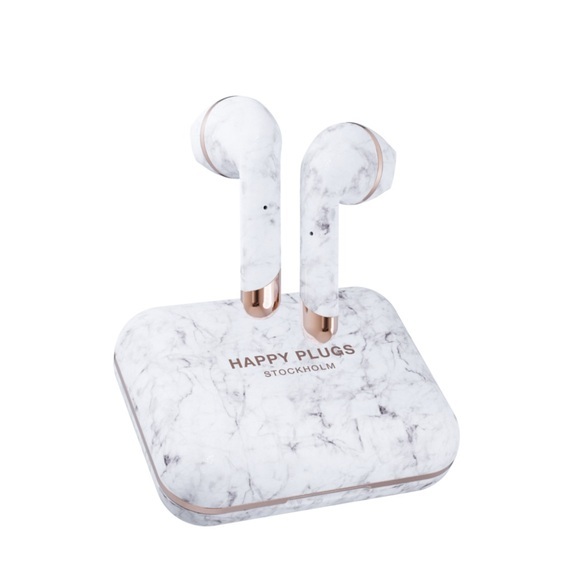 HappyPlugs - Kopfhörer Air 1 Plus - Weiss und Gold - Gold und Weiss