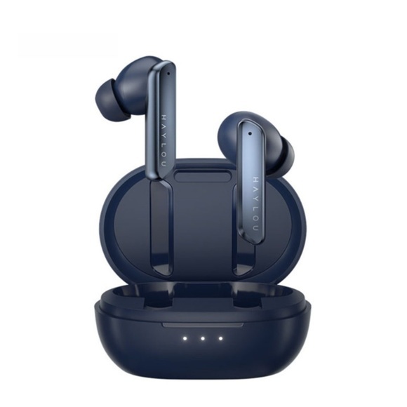 Haylou (by Xiaomi*) - W1 QCC Bluetooth 5.2 aptX In-Ear Kopfhörer Headset Noise Cancelling + Ladecase - Blau