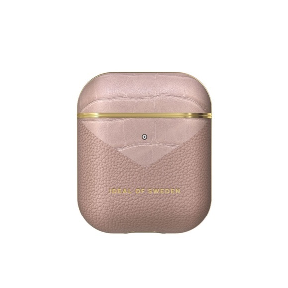iDeal of Sweden - AirPods (1. & 2. Generation) Atelier Leder Tasche Schutzhülle Abdeckung (IDFAPC-202) - Rose Smoke Croco