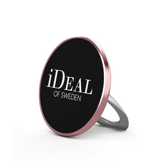 Ideal of Sweden - Magnetische Finger Griff Ring Halterung 360 Grad für Smartphones + Magneteinlage (IDMRM-51) - Roségold