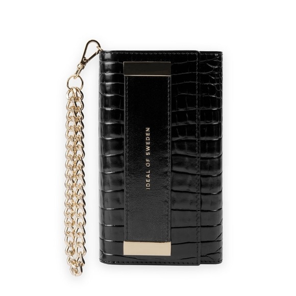 iDeal of Sweden - iPhone 12 Pro Max 2in1 Leder Tasche + Hülle Studio Clutch (IDSTCAW20-2067-236) - Neo Noir Croco