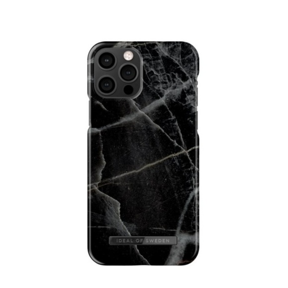 iDeal of Sweden - iPhone 12 Pro Max Hardcase Hülle (IDFCAW21-I2067-358) - Black Thunder Marble