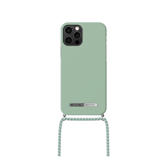 iDeal of Sweden - iPhone 12 / iPhone 12 Pro Necklace Case Hardcase Hülle Ordinary + Handykette (IDPNSS21-I2061-266) - Spring Mint