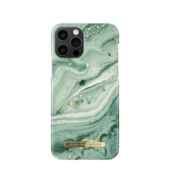 iDeal of Sweden - iPhone 12 / iPhone 12 Pro Hardcase Hülle (IDFCSS21-I2061-258) - Mint Swirl Marble