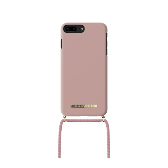 iDeal of Sweden - iPhone 8 Plus / 7 Plus / 6S Plus / 6 Plus Necklace Case Hardcase Hülle Ordinary + Handykette (IDPNSS21-17P-265) - Misty Pink