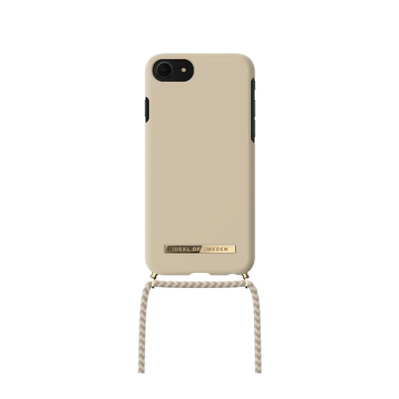 iDeal of Sweden - iPhone SE (2020) / 8 / 7 / 6S Necklace Case Hardcase Hülle Ordinary + Handykette (IDPNSS21-17-299) - Cream Beige