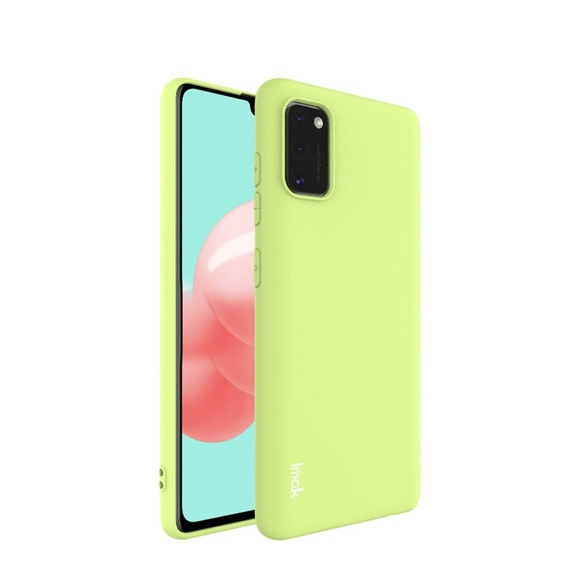 IMAK - Samsung Galaxy A41 Gummi Case Ultra Thin Hülle - Grün (Matt)