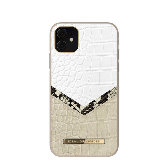 iDeal of Sweden - iPhone 11 / iPhone Xr Hardcase Hülle Atelier Case (IDACSS20-I1961-215) - Dusty Cream Python (Beige)