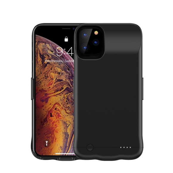 iPhone 11 Pro Backpack Akku Case (5200mAh) Schutzhülle - Schwarz