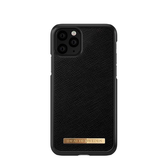 iDeal of Sweden - iPhone 11 Pro Hardcase Hülle Saffiano Case (IDFCSA-I1958-01) - Black (Schwarz)