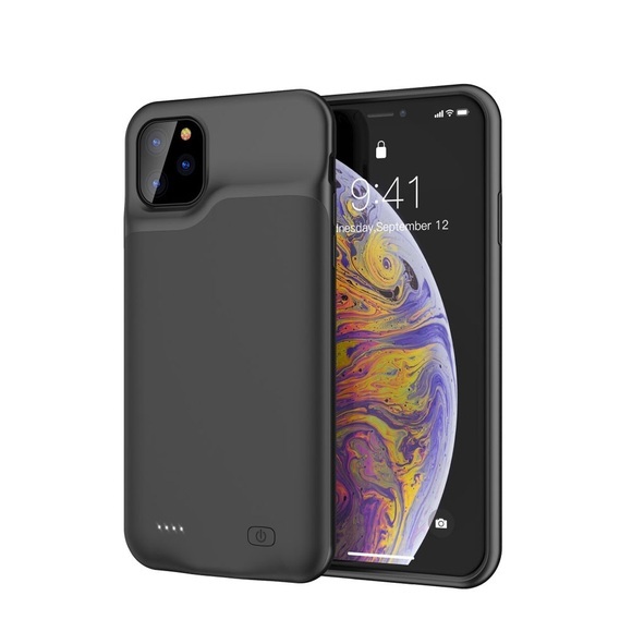 iPhone 11 Pro Max Backpack Akku Case (6500mAh) Schutzhülle - Schwarz