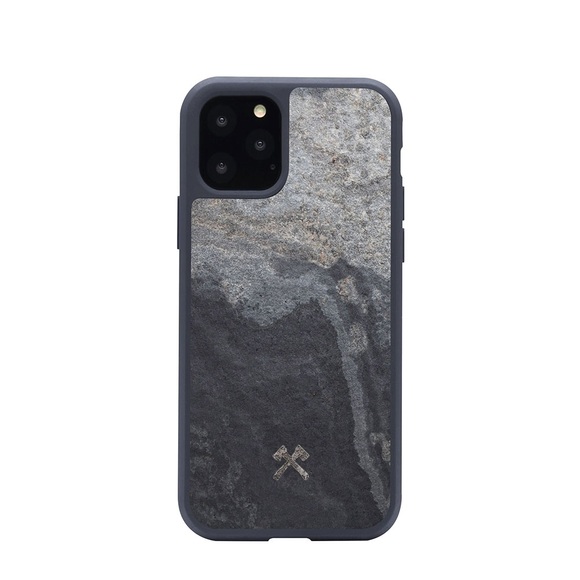 Woodcessories - iPhone 11 Pro Hülle Stone Edition EcoBump (STO059) - Camo Gray
