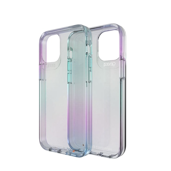 Gear4 - iPhone 12 Mini Schutzhülle Case Crystal Palace D3O - Regenbogen (Iridescent)