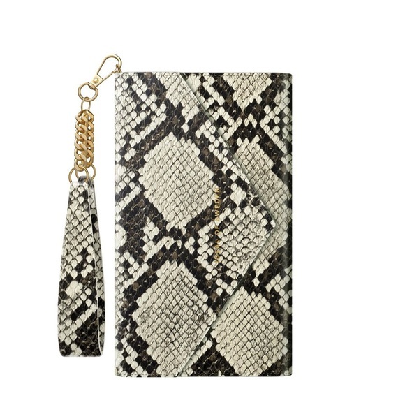 iDeal of Sweden - iPhone 12 Mini 2in1 Leder Tasche + Hülle Envelope Clutch (IDECSS20-I2054-203) - Desert Python