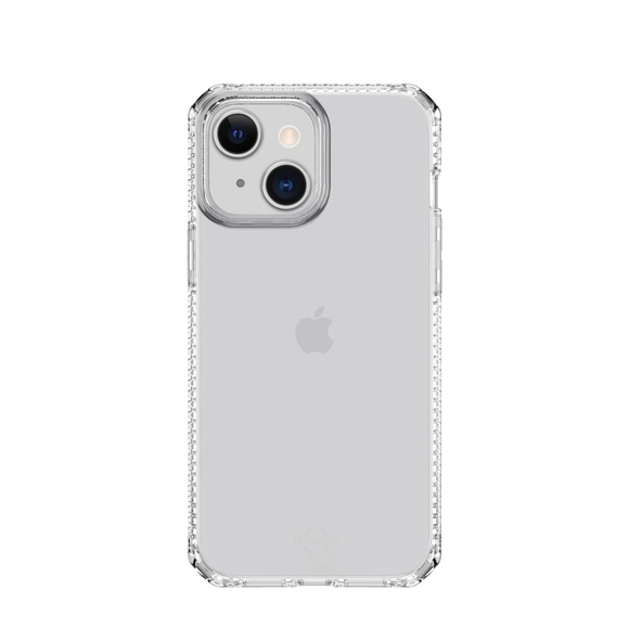 ITSkins - iPhone 13 Mini Spectrum Clear Antimikrobielle Schutz Gummi Hülle (Fallschutz 3 Meter) - Transparent