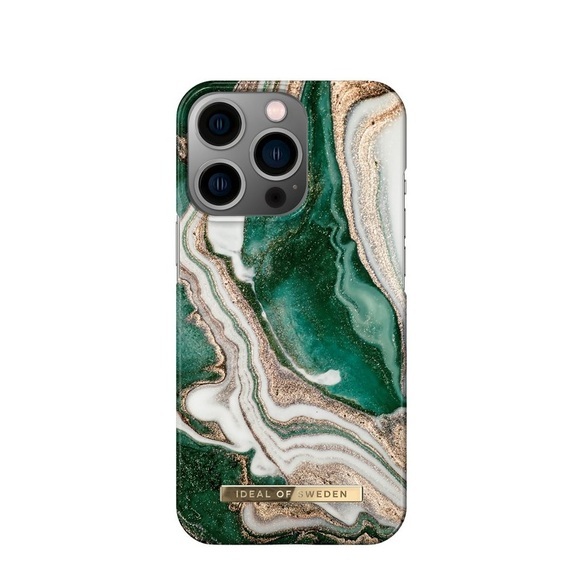 iDeal of Sweden - iPhone 13 Pro Hardcase Hülle (IDFCAW18-I2161P-98) - Golden Jade Marble