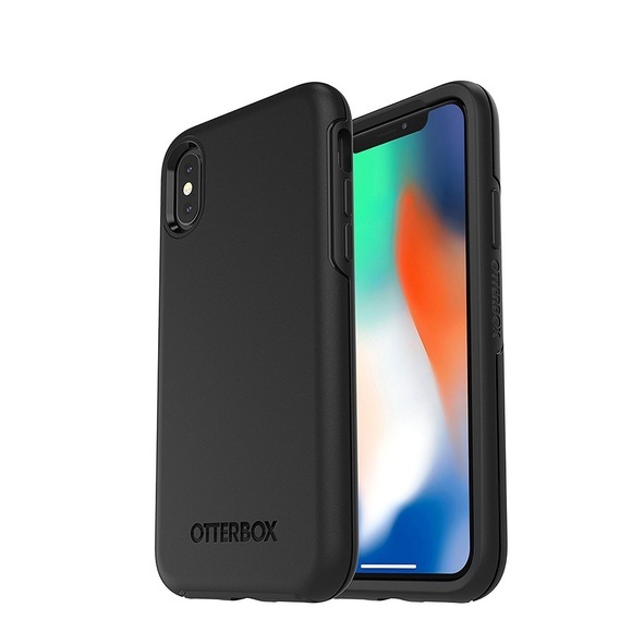 Otterbox iPhone Xs / X Outdoor Case Hülle Symmetry Series Schwarz (77-59572)