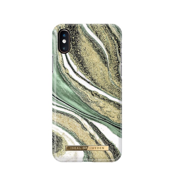 iDeal of Sweden - iPhone Xs / X Hardcase Hülle (IDFCSS20-IXS-192) - Cosmic Green Swirl