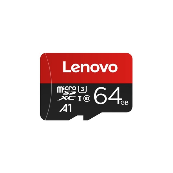 Lenovo - 64GB Micro SDXC High Speed Speicherkarte TF Karte UHS-I Class 10 U3