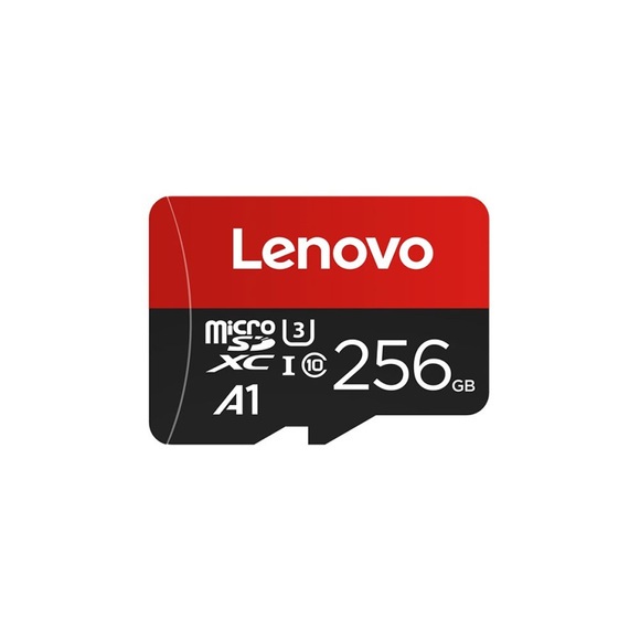 Lenovo - 256GB Micro SDXC High Speed Speicherkarte TF Karte UHS-I Class 10 U3