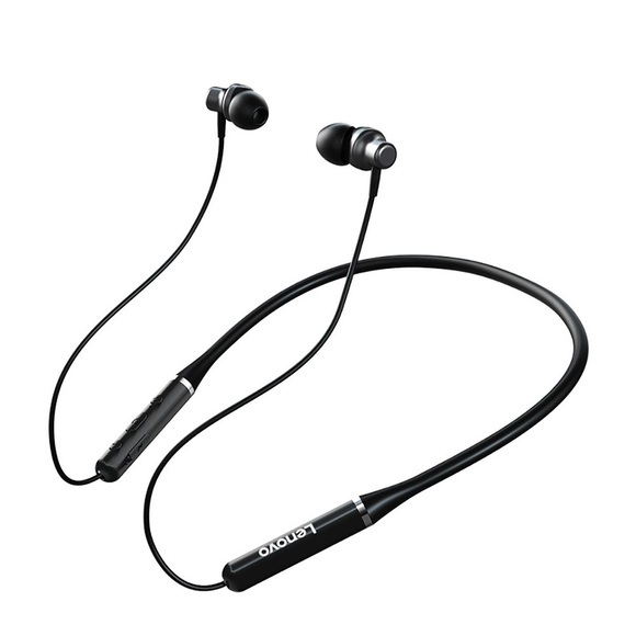 Lenovo - HE05 Stereo In-Ear Bluetooth 5.0 Sport Kopfhörer mit Mikrofon IPX5 - Schwarz