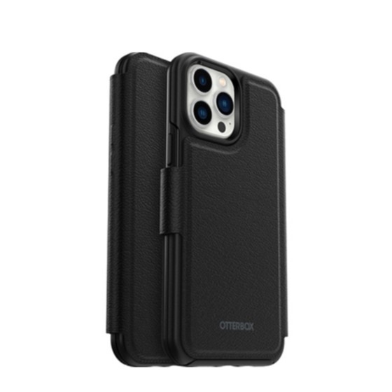 Otterbox - iPhone 13 Pro Max / 12 Pro Max MagSafe Leder Tasche Folio Series (77-86907) - Shadow Black