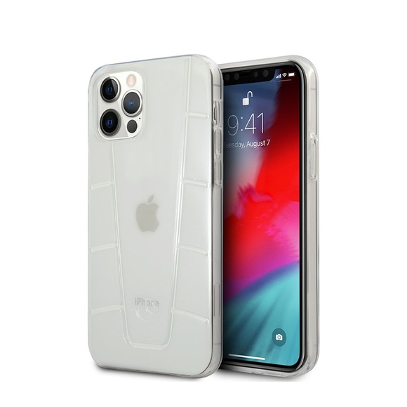 Mercedes Benz - iPhone 12 Pro Max Hardcase Hülle Clear Line II (MEHCP12LCLCT) - Transparent