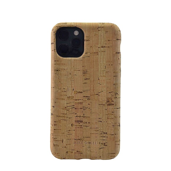 Mike Galeli - iPhone 12 / iPhone 12 Pro Bio Back Case Kork Schutzhülle Levi Eco Friendly Nachhaltig Kompostierbar - Braun