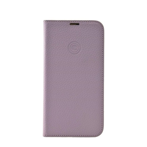 Mike Galeli - iPhone 13 Pro Echtleder Book Case Tasche Flip Cover Hand Made (MARCIP13PRO-M02) - Rosa