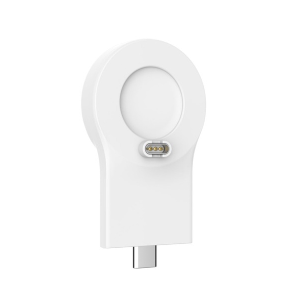 Nillkin - Garmin Watch USB C Ladegerät Stecker Magnetischer Qi Wireless Charger - Weiss