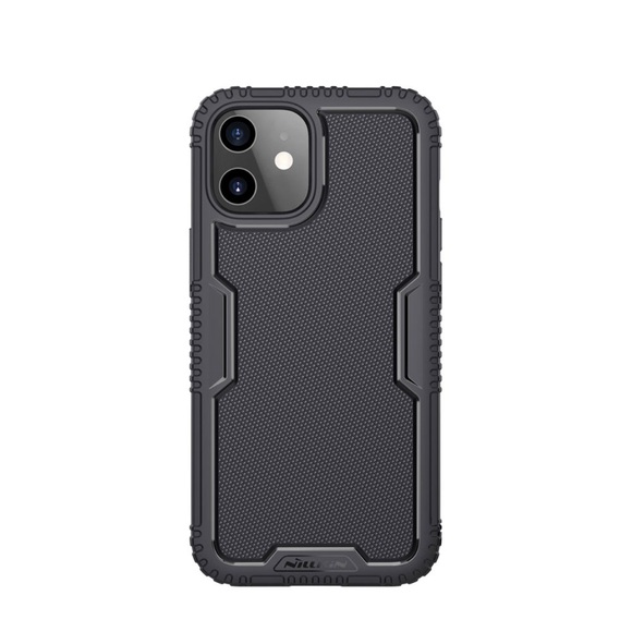 Nillkin - iPhone 12 Mini Gummi Hülle mit Air Cushion Fallschutz - Schwarz