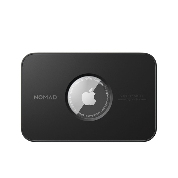 Nomad - Apple AirTag Hardcase Hülle in Kartenform (NM01101185) - Schwarz
