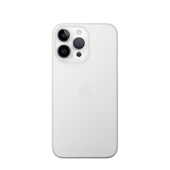 Nomad - iPhone 14 Pro Hardcase Hülle Super Slim (NM01261285) - Transparent (Matt)