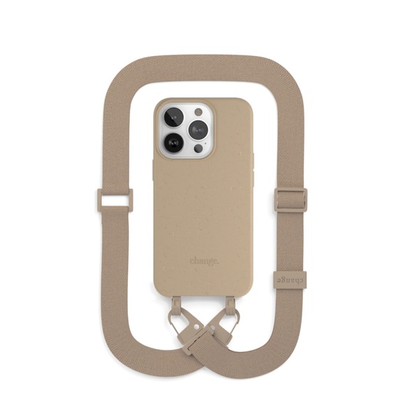 WOODCESSORIES Change Case Bio - Change Gurt für iPhone (Passend für Modell: Apple 14 Pro Max)